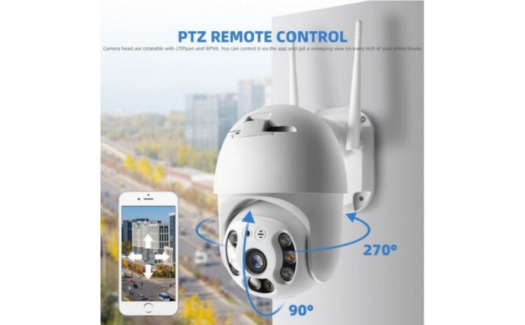 CAMARA WIFI EXTERIOR PTZ JORTAN JT-8161QJ YOOSEE-EP-NM20 MD-12848