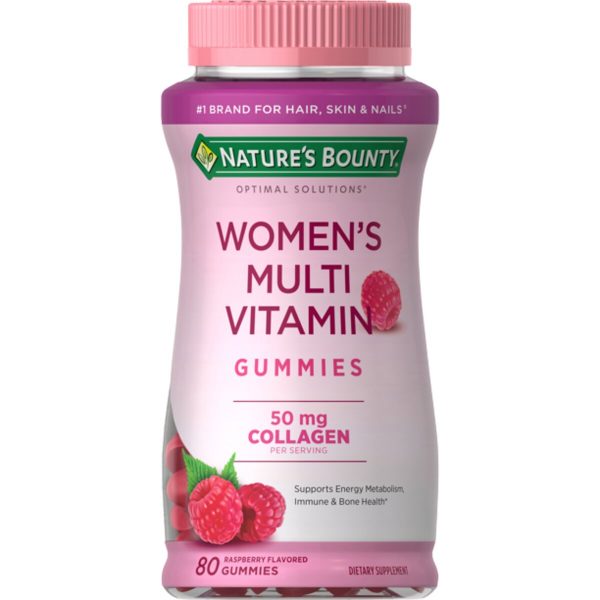 GOMITAS MULTIVITAMÍNICAS NATURE'S BOUNTY SABOR FRAMBUESA