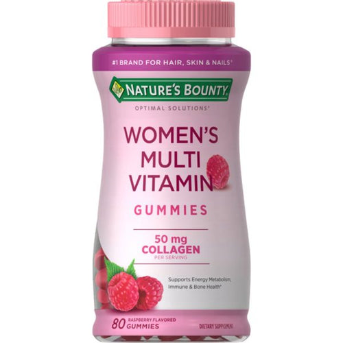 GOMITAS MULTIVITAMÍNICAS NATURE'S BOUNTY SABOR FRAMBUESA