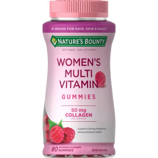 GOMITAS MULTIVITAMÍNICAS NATURE'S BOUNTY SABOR FRAMBUESA