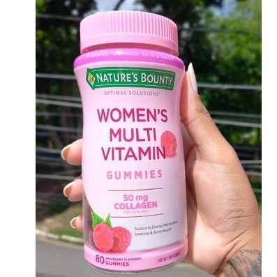 GOMITAS MULTIVITAMÍNICAS NATURE'S BOUNTY SABOR FRAMBUESA